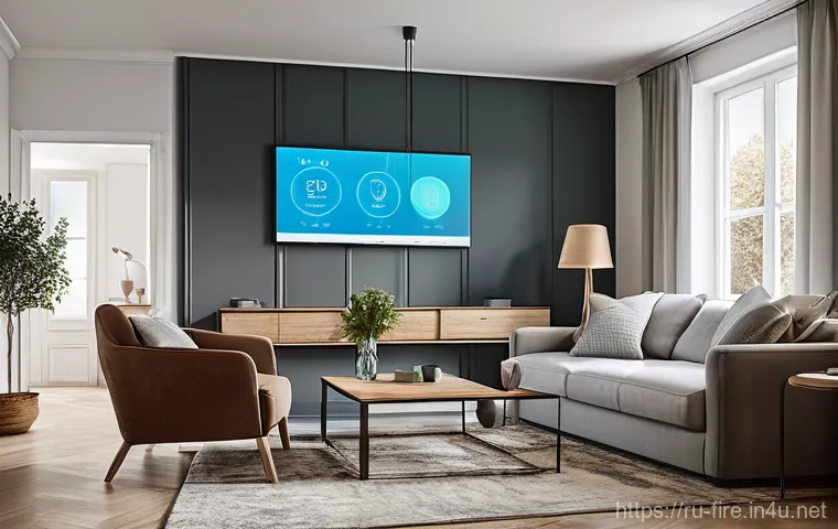 화재안전관리 실무와 관련된 IT 기술 활용 - **Prompt 1: Smart Home Security in a Cozy Russian Apartment**
    "A cozy, modern living room in a w...