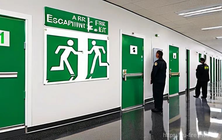 화재안전관리 실무를 위한 소방 시설 점검 사례 - **Prompt 2: Advanced Automatic Fire Detection System**
    "A sleek, high-tech interior of a modern ...