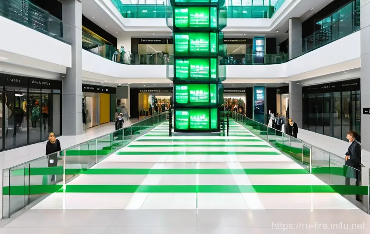 화재안전관리 관련 컨퍼런스 정보 - **Prompt:** "A wide shot inside a cutting-edge, automated data center located in a modern Russian bu...