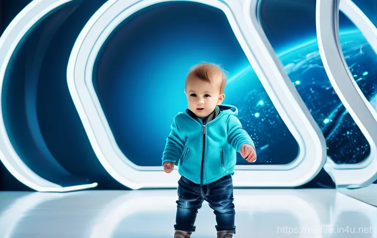 화재안전관리 실무와 관련된 최신 기술 - Description:** A brightly lit, modern smart home living room, bathed in natural daylight. A diverse ...